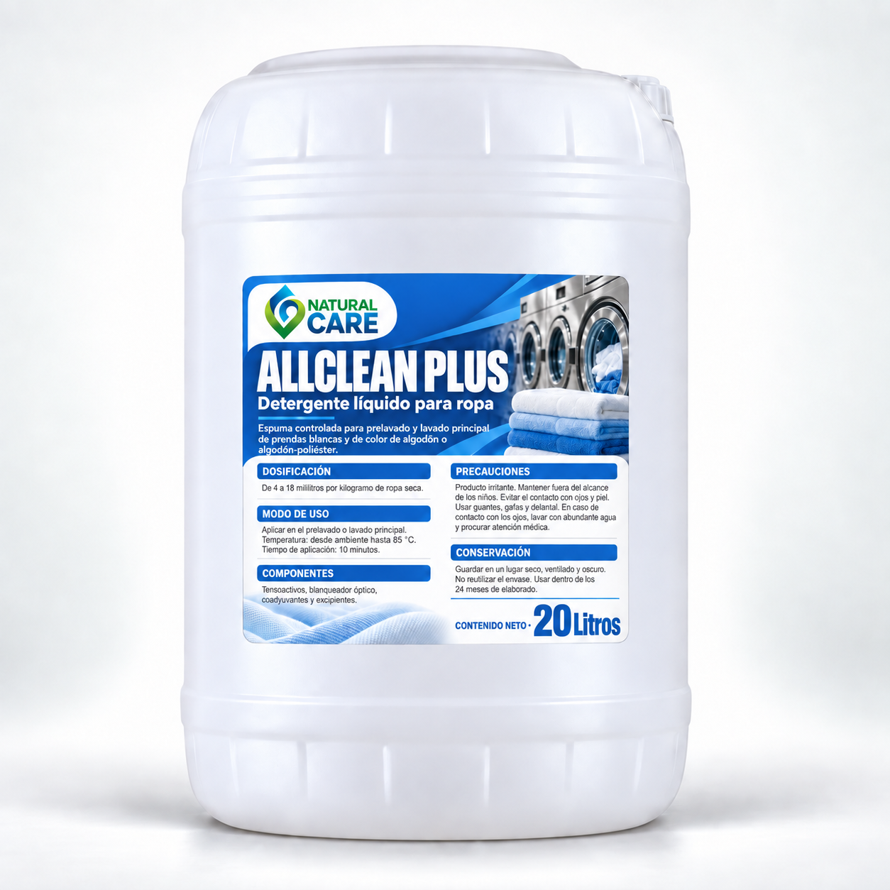 Bidón profesional de Allclean Plus 20 litros